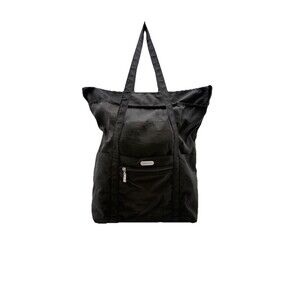 Baggallini black nylon travel Expandable Large Tote Bag overnite shoulder straps